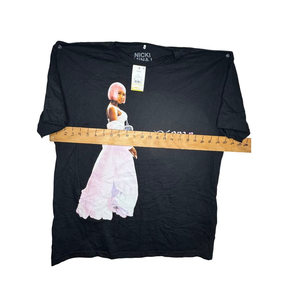 Nicki Minaj Pink Friday 2 Boyfriend Fit T-Shirt Size XL Black